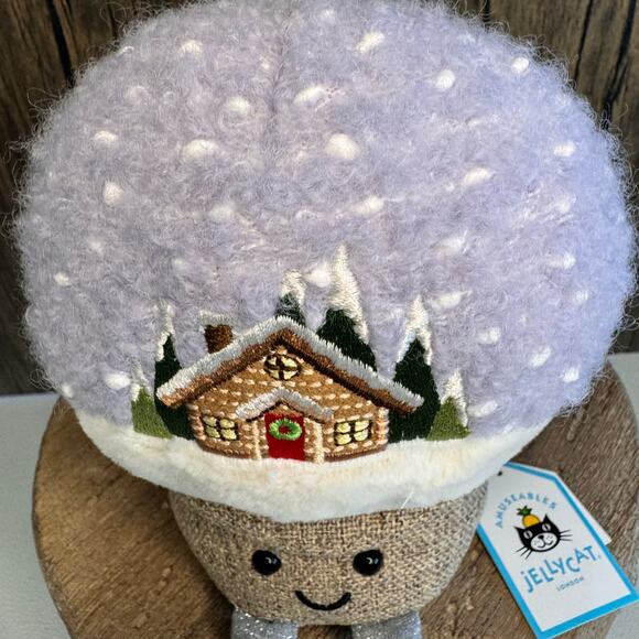 Jellycat Snow Globe FAST SHIP NEW Jellycat Christmas - Picture 4 of 9